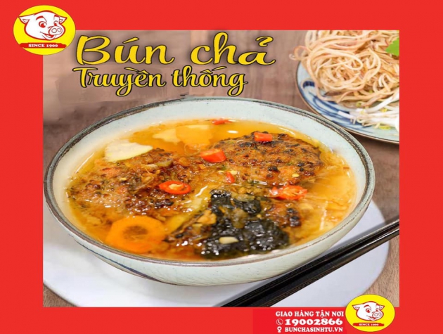 Bún chả Sinh Từ - món ăn tinh tế ngon khó cưỡng.